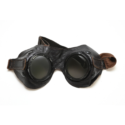 Brown Leather Wehrmacht Schutzbrille