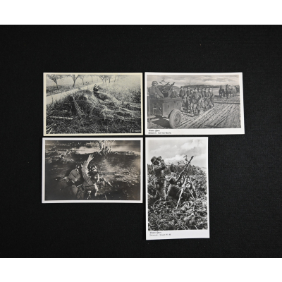4x MG34 Postcards