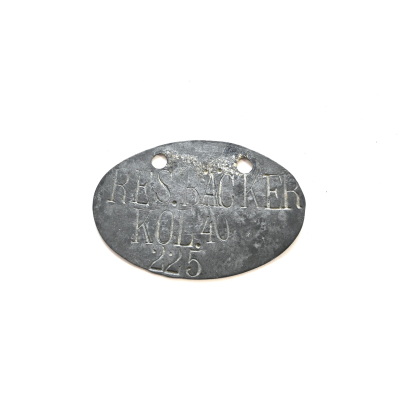WW1 Res.Bäckerei Kolonne 40 erkennungsmarke
