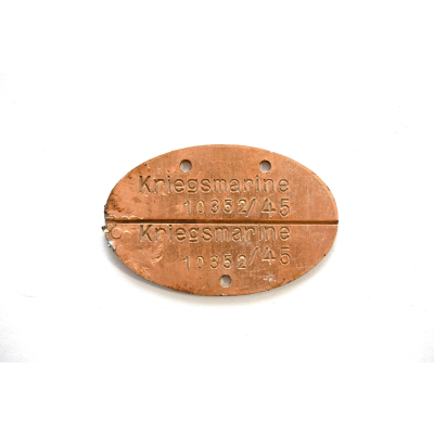 Kriegsmarine Erkennungsmarke 1945