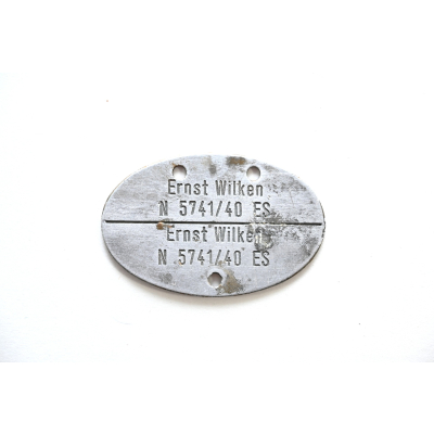 Named Kriegsmarine Erkennungsmarke 1940 (ES)