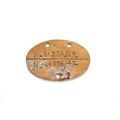 Kriegsmarine Erkennungsmarke 1943