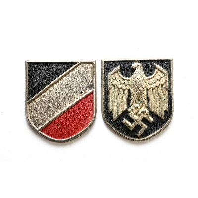 Set Wehrmacht Tropenhelm Shields 
