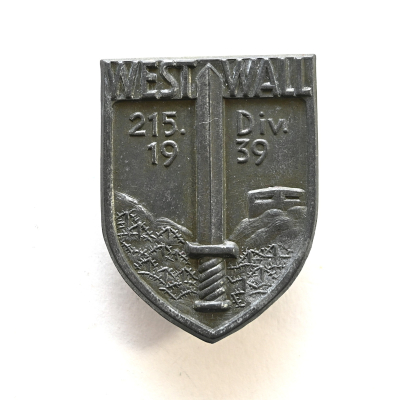 Westwall 215.Inf.-Div. Traditionsabzeichen 1939