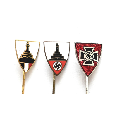3x Kyffhauserbund Stickpins 