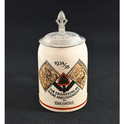 Reichsarbeitsdienst Abt.1/243 Beer Stein (1934/1935)