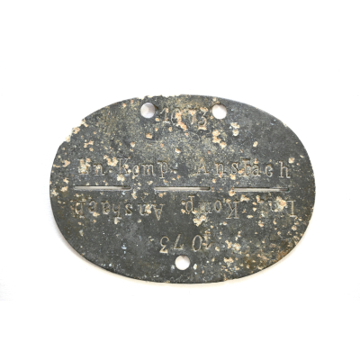 Luftnach.Kp. Fl.H. Ansbach Erkennungsmarke