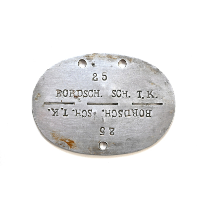 Tech.Komp. Bordschützen Schule Erkennungsmarke