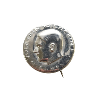 Silver A.Hitler Election Stickpin