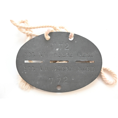 Pol.Verwalt. Oberhein RHLD Erkennungsmarke