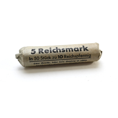 50 x 10 Deutsche Reichspfennig Coins Roll