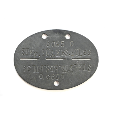 STkp.Füs.Ers.Btl.39 Erkennungsmarke
