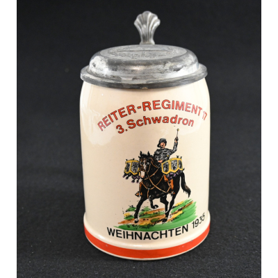 3.Schwadron Reiter Regiment 17 Beer Stein