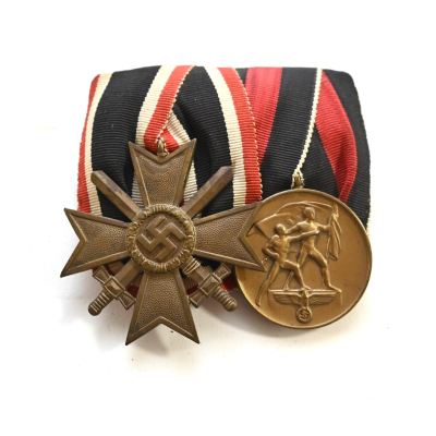 2-piece KVK/Oktober 1938 Medal Bar