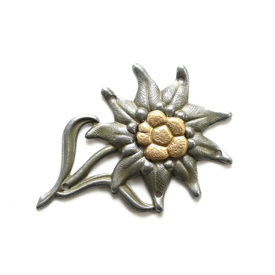 Gebirgsjäger Edelweiss Cap Badge
