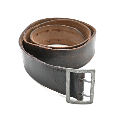 Black Leather WH Officer's Belt 