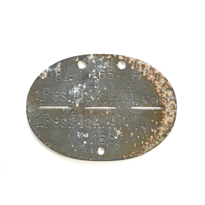 1.Btr.Res.Flak.Abt.404 Erkennungsmarke
