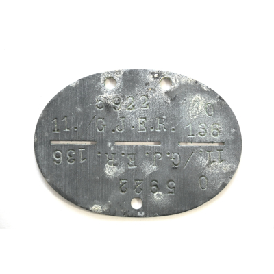 11.Kp./Geb.Jg.Ers.Rgt.136 Erkennungsmarke