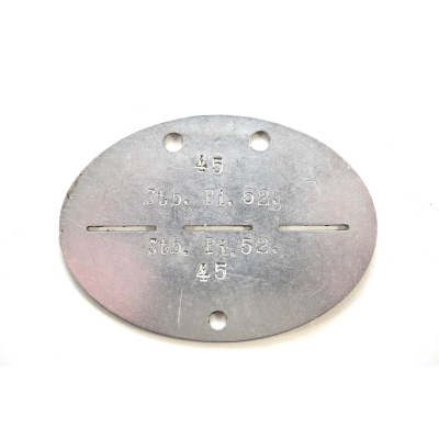 Stb.Pi.Batl.52 Erkennungsmarke