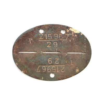 Fallschirmschule II Wittstock Erkennungsmarke