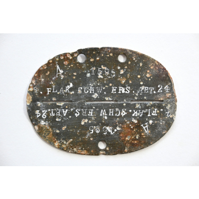 4.Btr.Flakschw.Ers.Abt.24 Erkennungsmarke