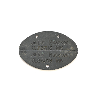 Named Kriegsmarine Erkennungsmarke (MK)