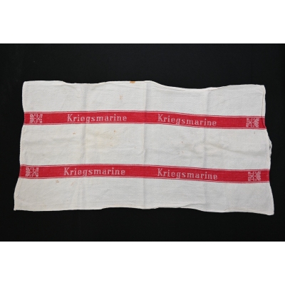 Red Striped Kriegsmarine Towel