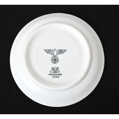 Wehrmacht Porcelain Saucer (C.Tielsch, 1939)