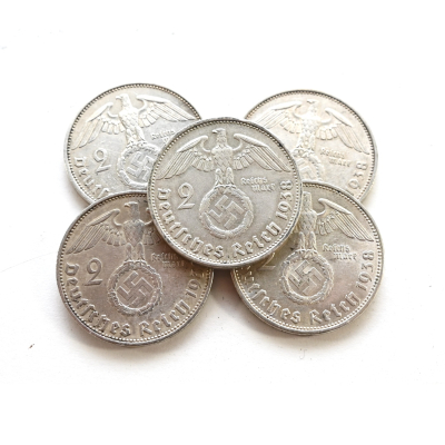 2 Deutsche Reichsmark Coin (1938)