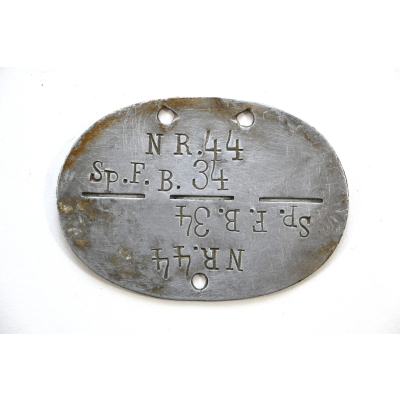 Sperrfeuer-Batterie 34 Erkennungsmarke