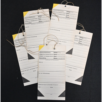 German Wound Tag (Anhängezettel für Verletzte)