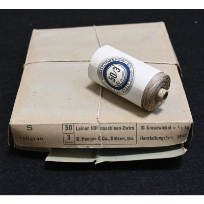 Wehrmacht 'Rohgrau' Sewing Thread Spool (1940)