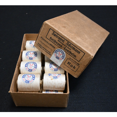 Wehrmacht 'Roh White' Sewing Thread Spool (1944)