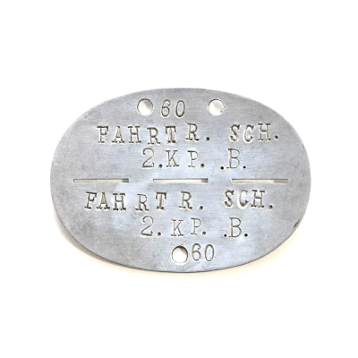 2.Kp. Fahrtruppe Schule Erkennungsmarke