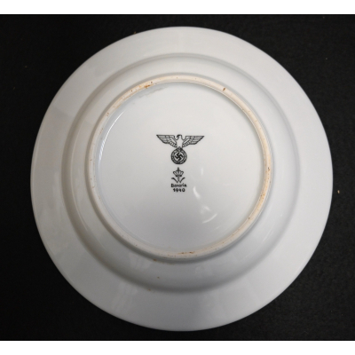 Wehrmacht Porcelain Soup Plate (Bavaria, 1940)