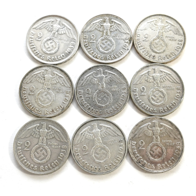 Silver! 2 Deutsche Reichsmark Coin (1938)