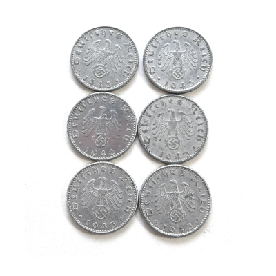 50 Deutsche Reichspfennig Coin (1943)