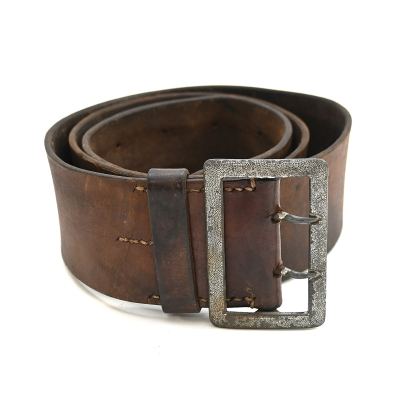 Brown Leather Wehrmacht Officer's Belt 1942
