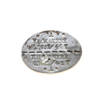 Named Field Made Kriegsmarine Erkennugsmarke