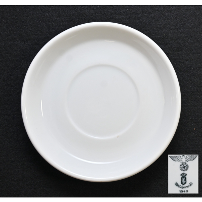 Wehrmacht Porcelain Saucer (AltSchönwald 1940)