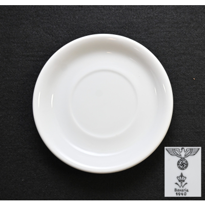 Wehrmacht Porcelain Saucer (Bavaria 1940)