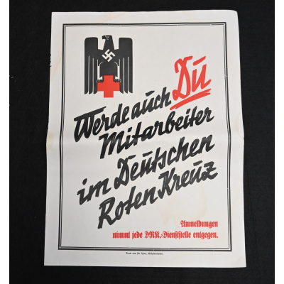 Rare DRK Recruitment/Propaganda Poster (40 x 30cm)