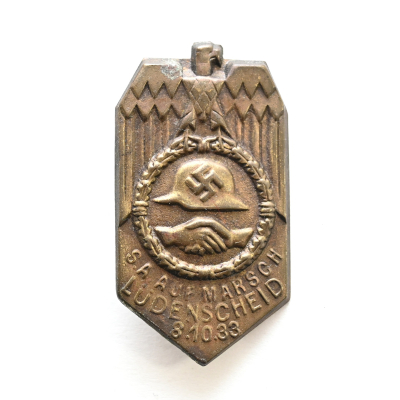 'S.A. Aufmarsch Lüdenscheid 1933' Abzeichen