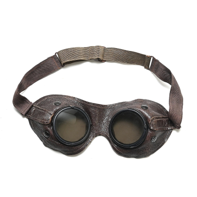 Brown Leather Wehrmacht Schutzbrille