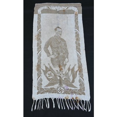 Very Rare Adolf Hitler Tapestry