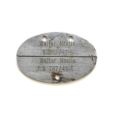 Named Kriegsmarine Erkennungsmarke (T)