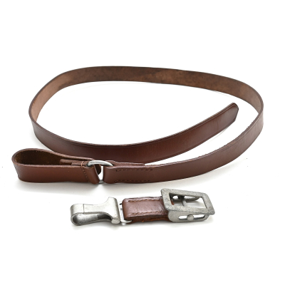 Top! Brown Leather Officer's Cross Strap