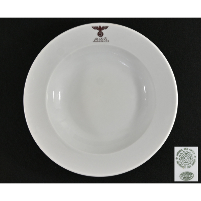 'Reichsbahndirektion Regensburg' Porcelain Soup Plate 