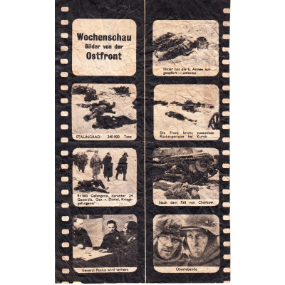 Allied Propaganda 'Wochenschau bilder von der Ostfront' Flyer