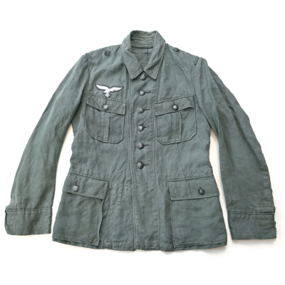Rare 'Reed Green' Luftwaffe HBT Feldbluse